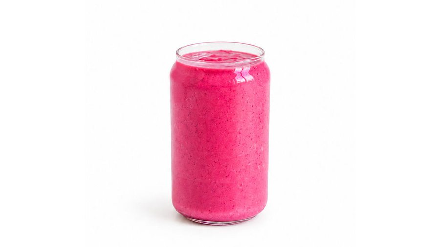 Bright pink pitaya shake